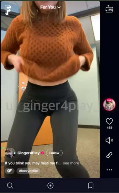 Ginger4play dancing on fikfap apk shorts