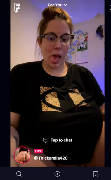 thickarella420 live streaming on fikfapps.com